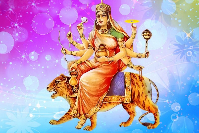 बडादशैंको चौथो दिन, कुष्माण्डा भगवतीको पूजा गरिँदै